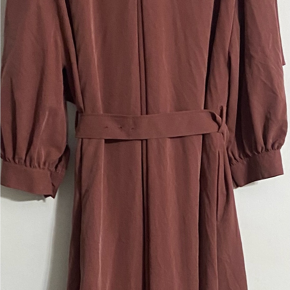 Lady by Ash Elegant Mauve Trench Coat - Picture 9 of 9